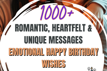 Emotional Happy Birthday Wishes