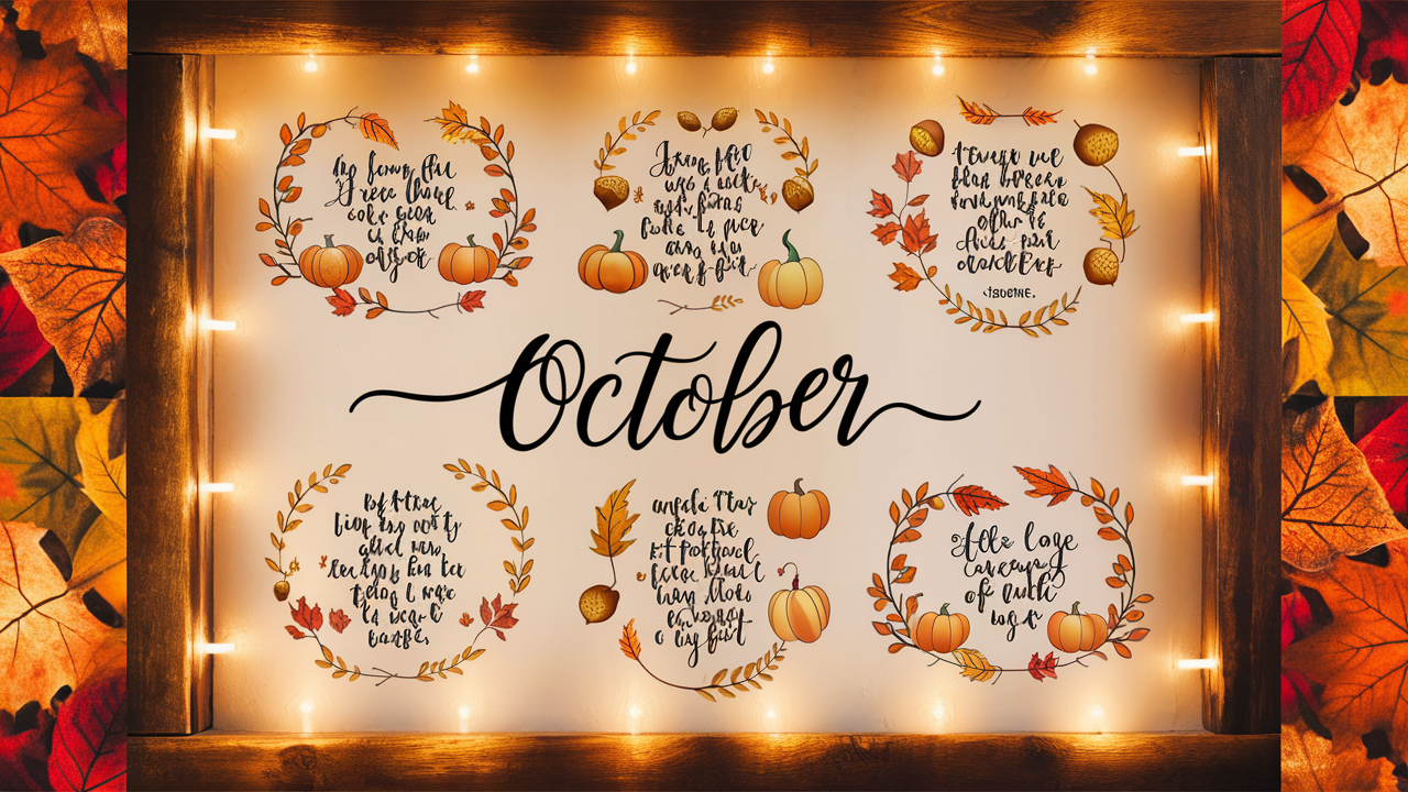 October Love Quotes and Messages