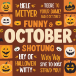 Funny October Quotes and Messages