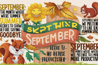 Funny September Quotes and Messages