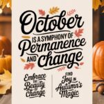 Happy October Quotes and Messages