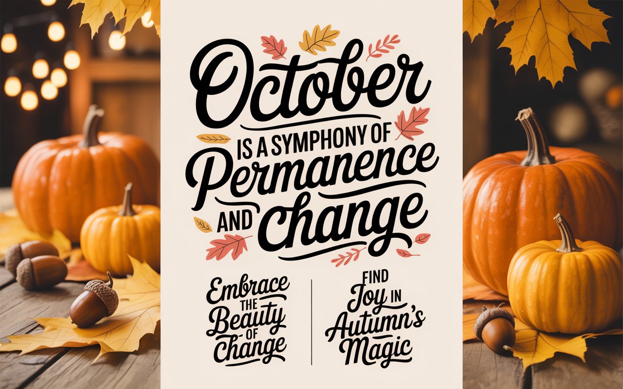 Happy October Quotes and Messages