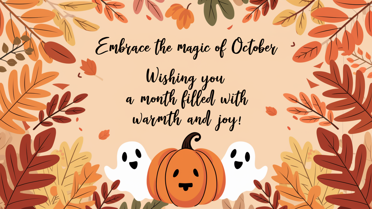 October Quotes, Messages and Cards